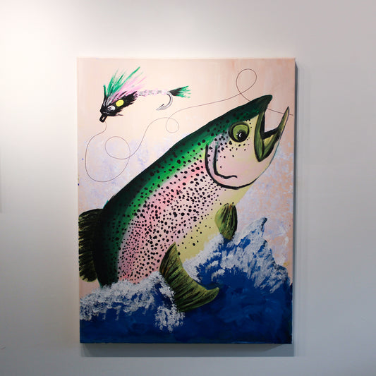 The Amazing Rainbow Trout (Unframed)