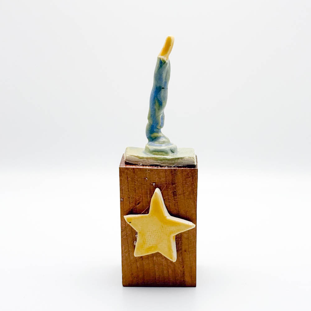 Ceramic Star Candle