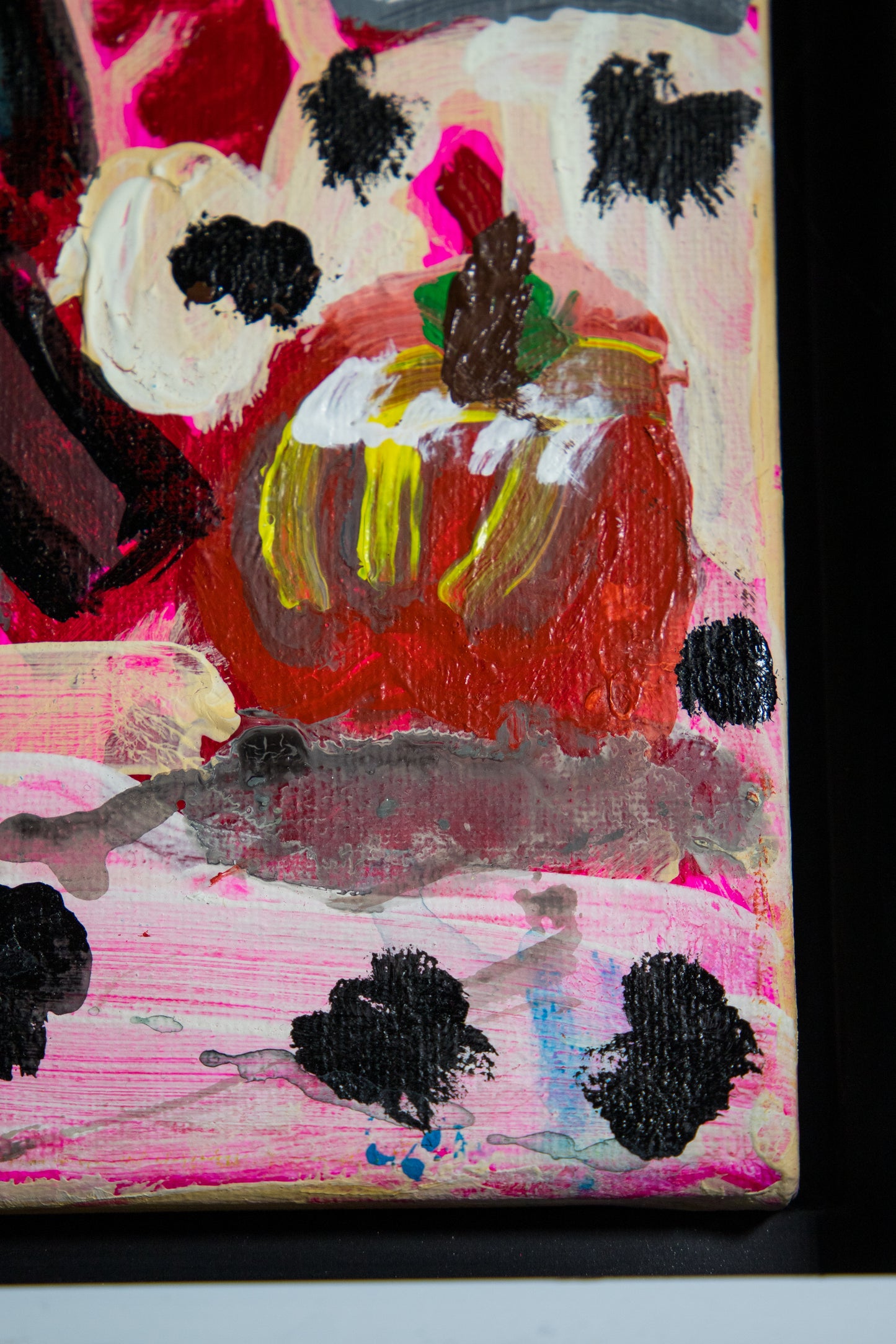 3D Triangle and Apple (Framed)