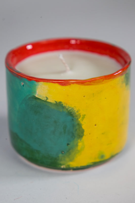 Hand Poured Ceramic Candle