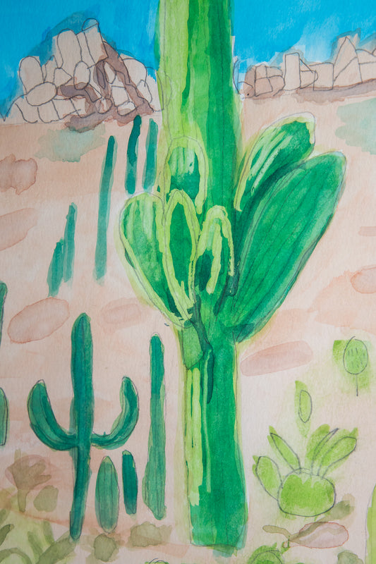 Cacti, Framed