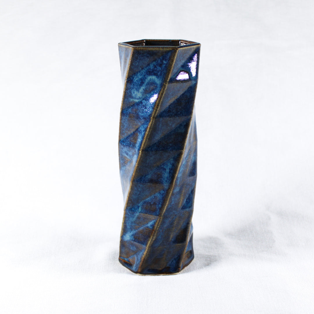 Blue Jean II Ceramic Vase