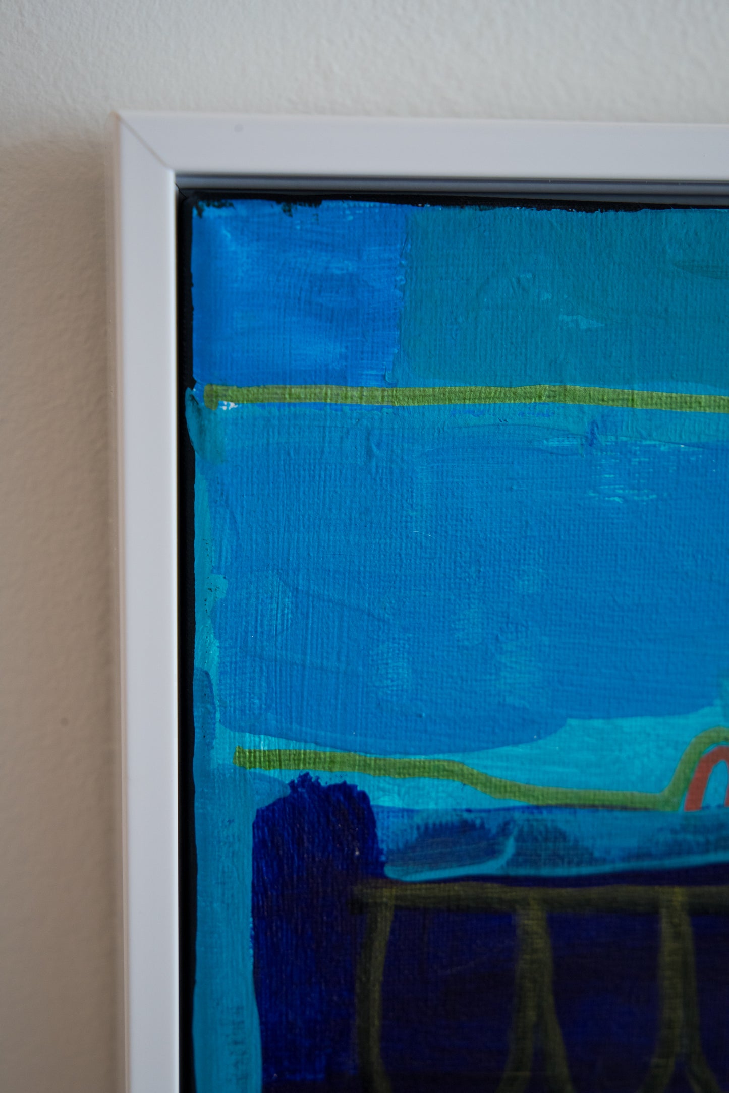 Hang Ten (Abstract Wave) (Framed)