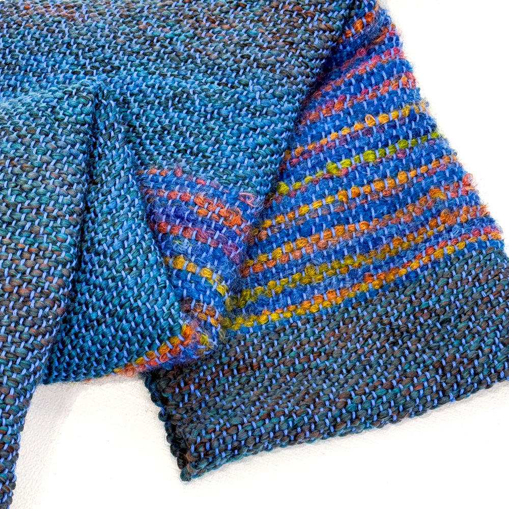 Blue and Teal Weaving