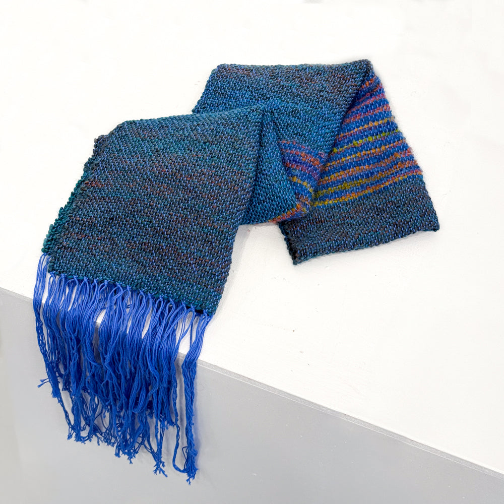Blue and Teal Weaving