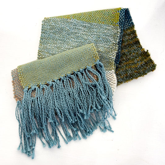 Shades of Green Scarf