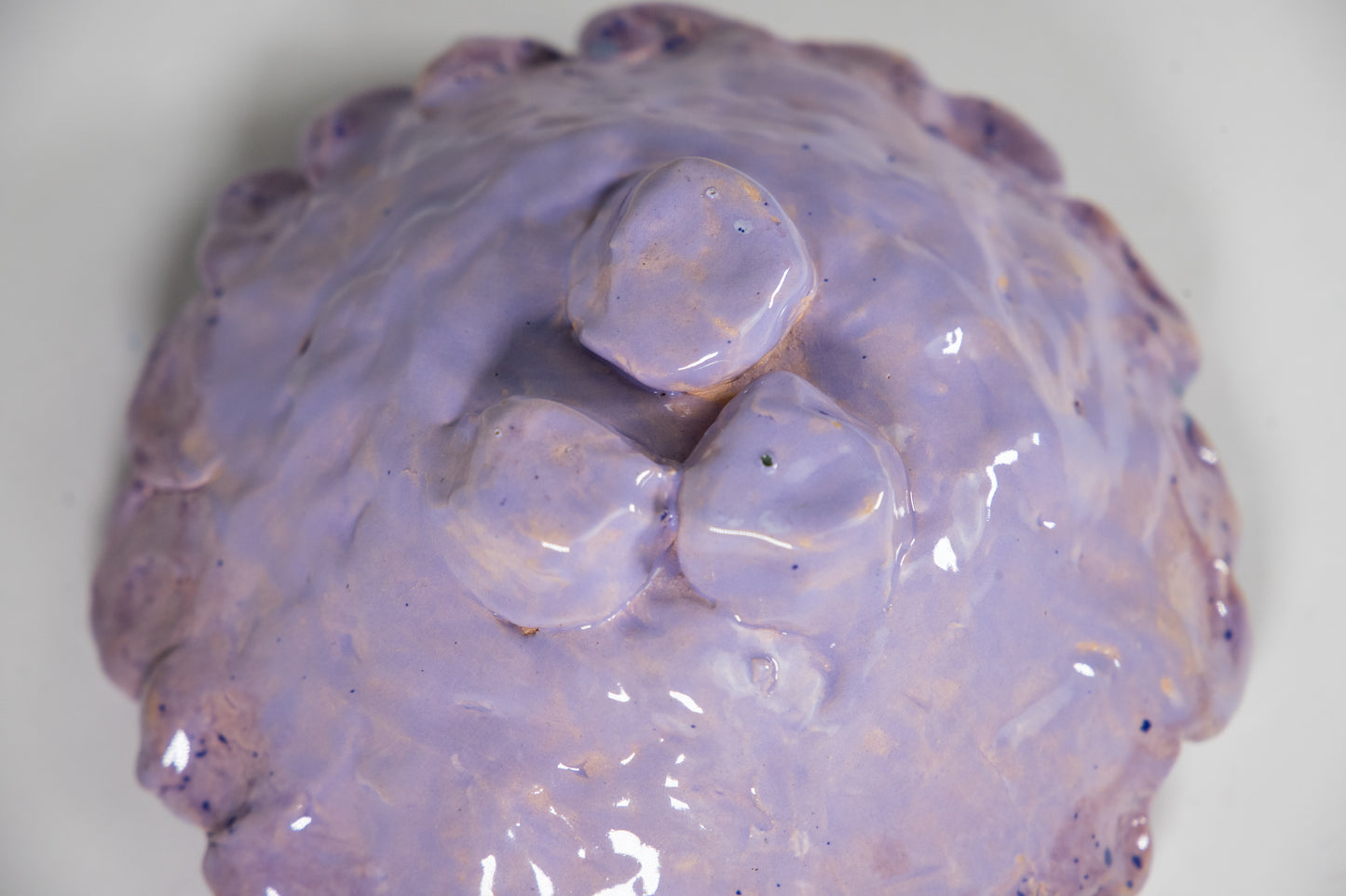 Purple Floral Bowl