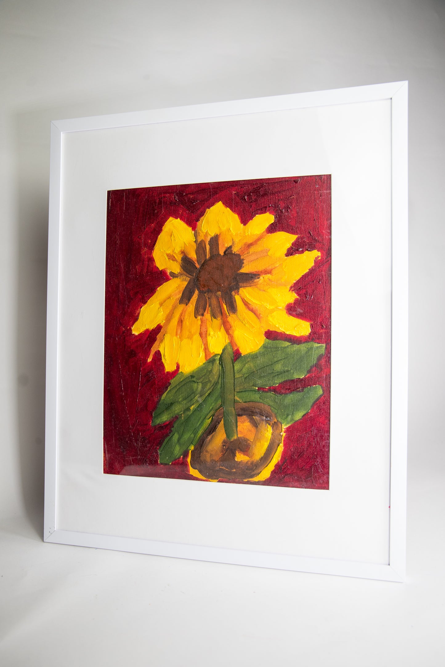 Sunflower, Framed