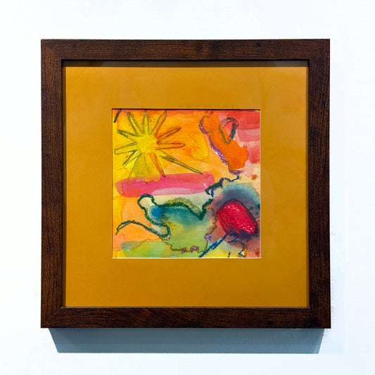 Purple Dots and Yellow Sunshine