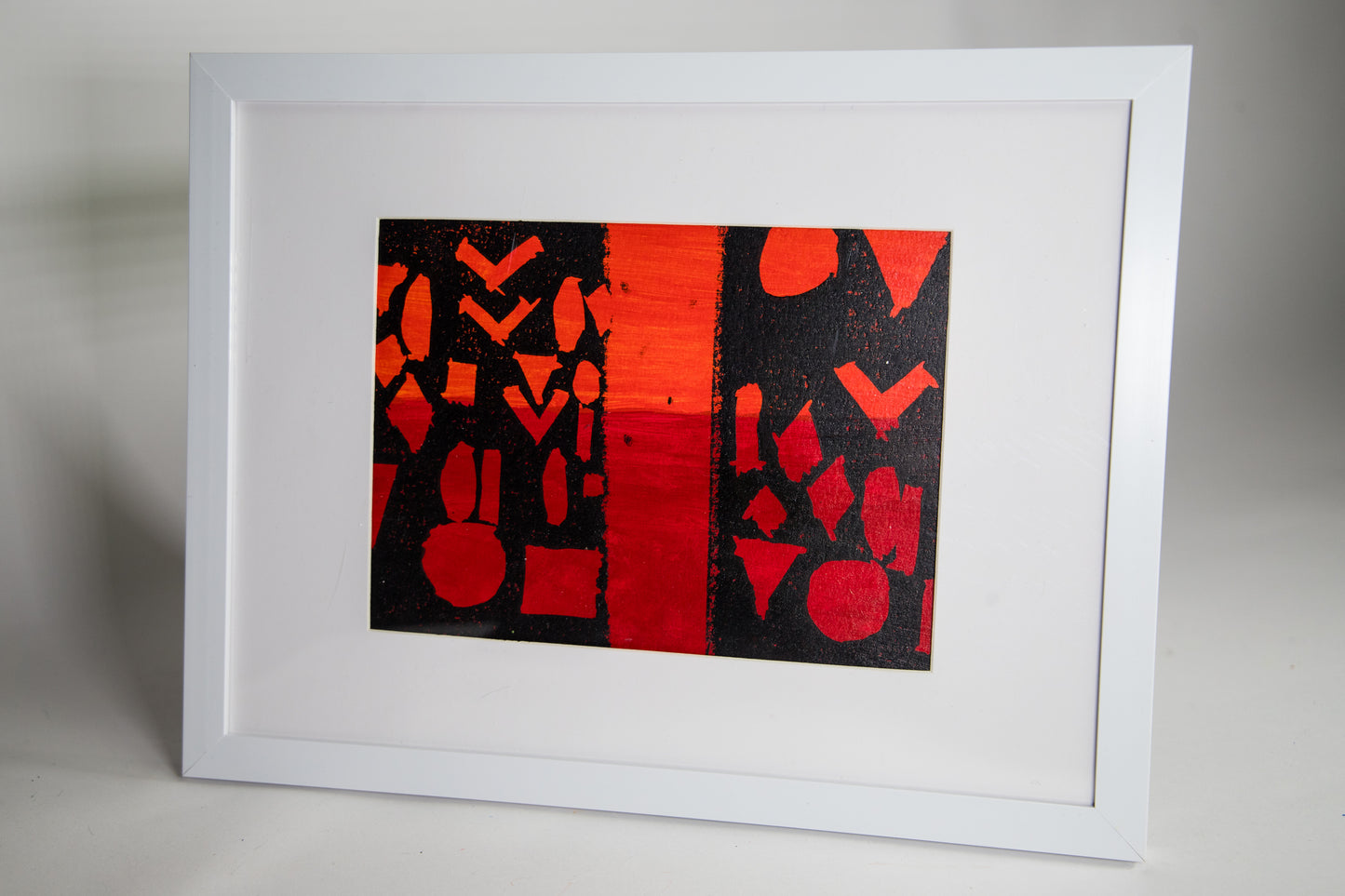 Untitled (Red) (Framed)