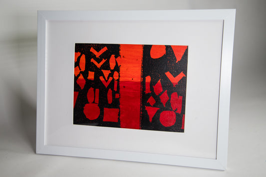 Untitled (Red) (Framed)