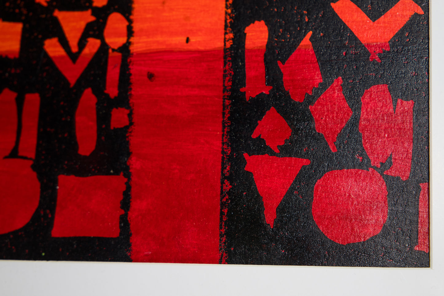 Untitled (Red) (Framed)