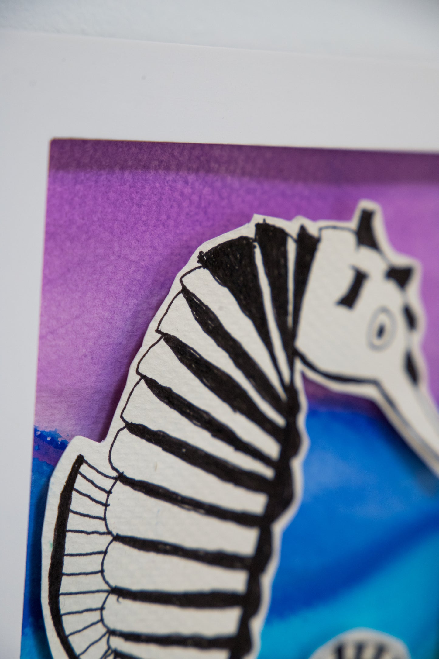 Zebra Horse (Framed)