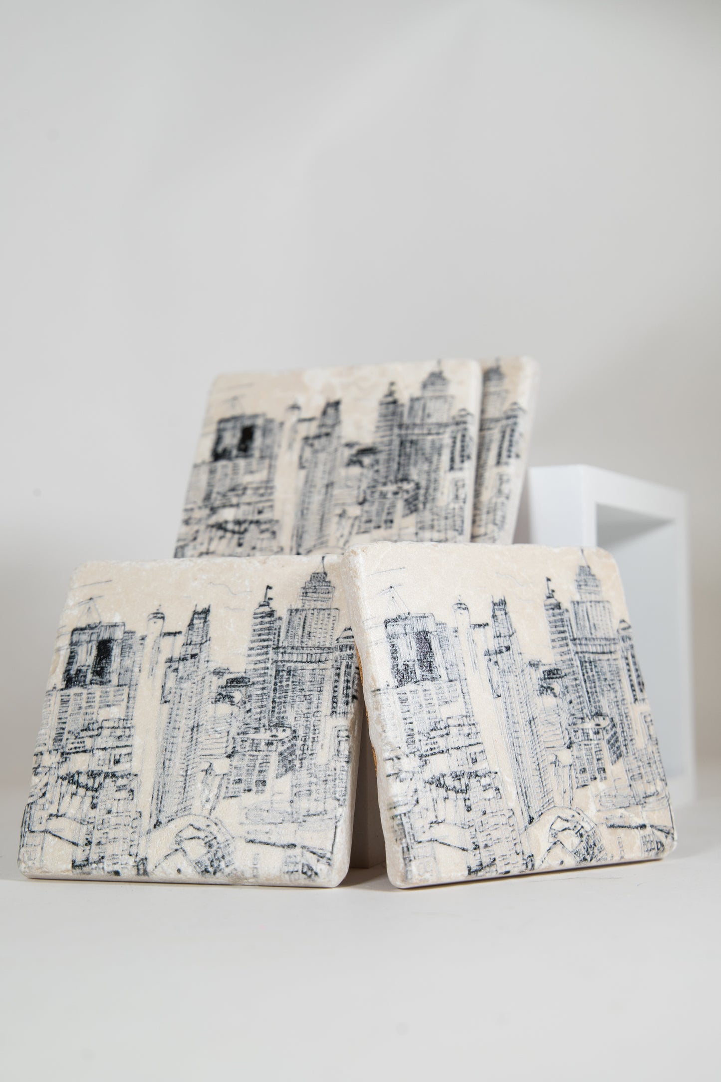 Detroit Skyline Coaster Set of 4