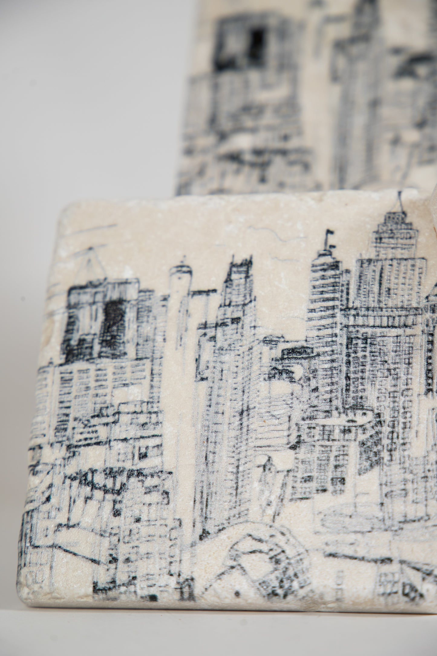 Detroit Skyline Coaster Set of 4