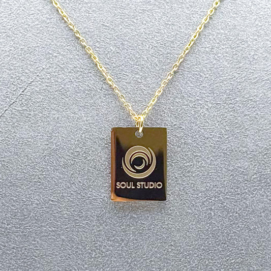 Soul Starburst Necklace, Gold Plate