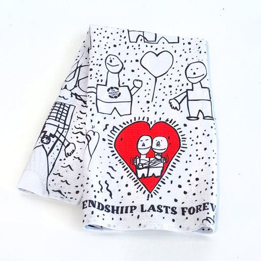 Friendship Lasts Forever Tea Towels