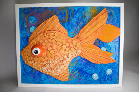 Goldie the Goldfish (Framed)