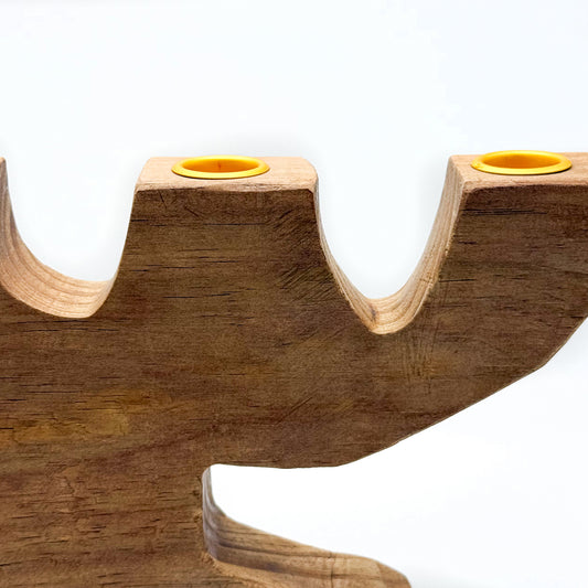 Wooden Candelabra
