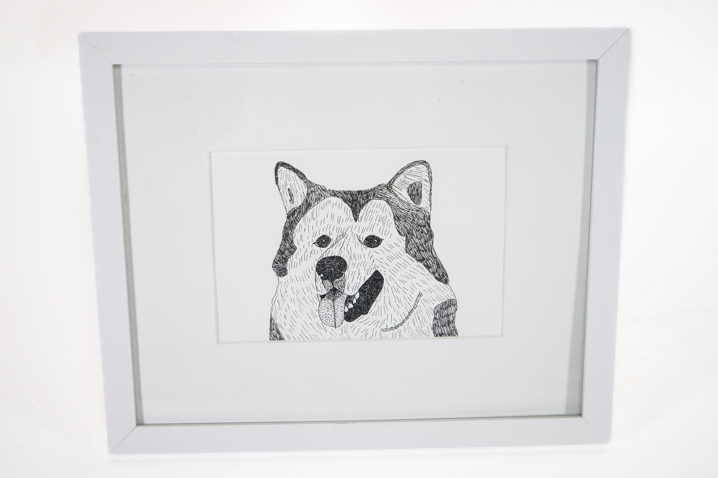 A Dog, Framed