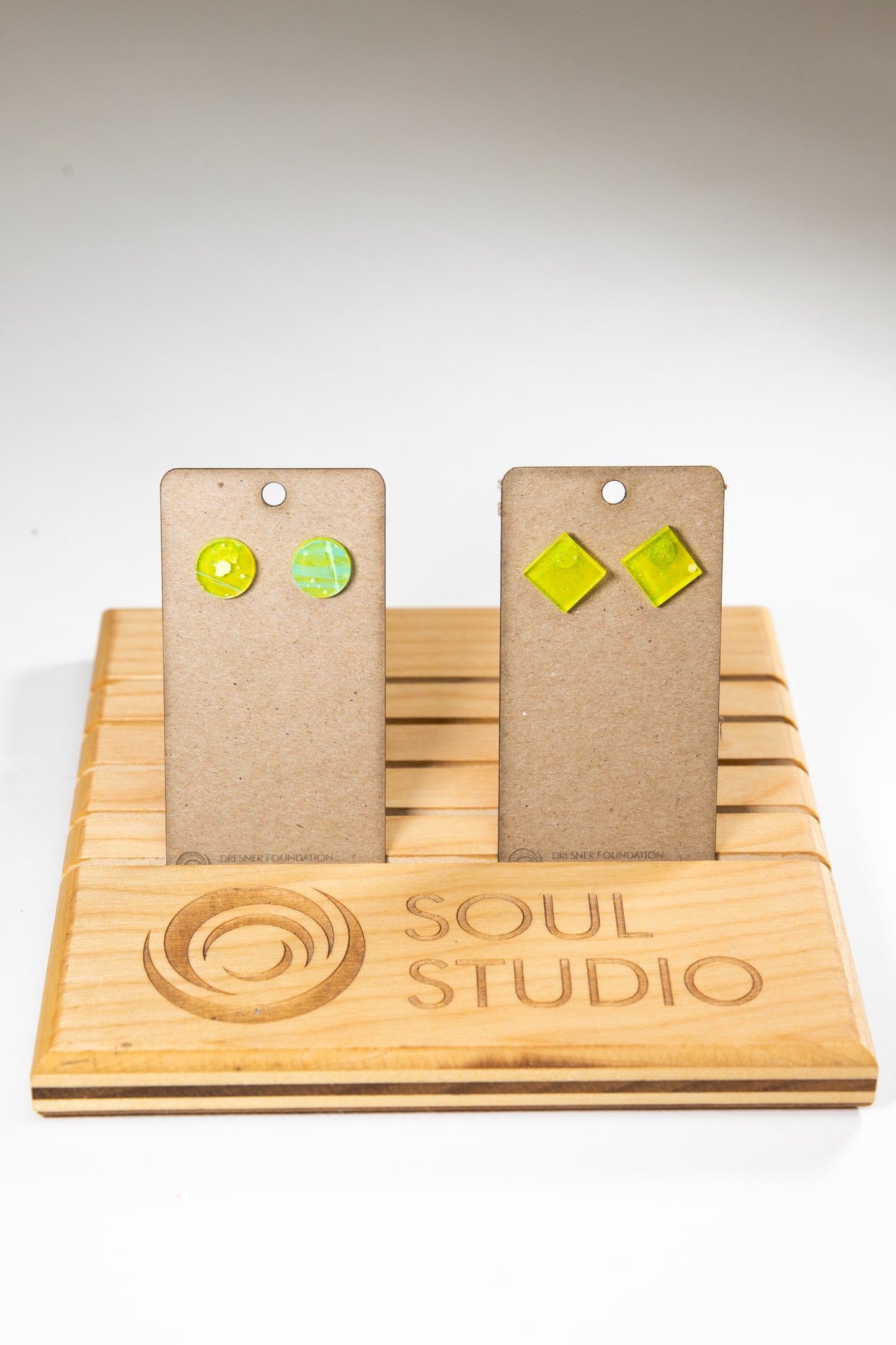 Abstract Geometric Stud Earrings