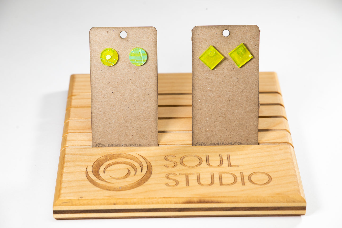 Abstract Geometric Stud Earrings