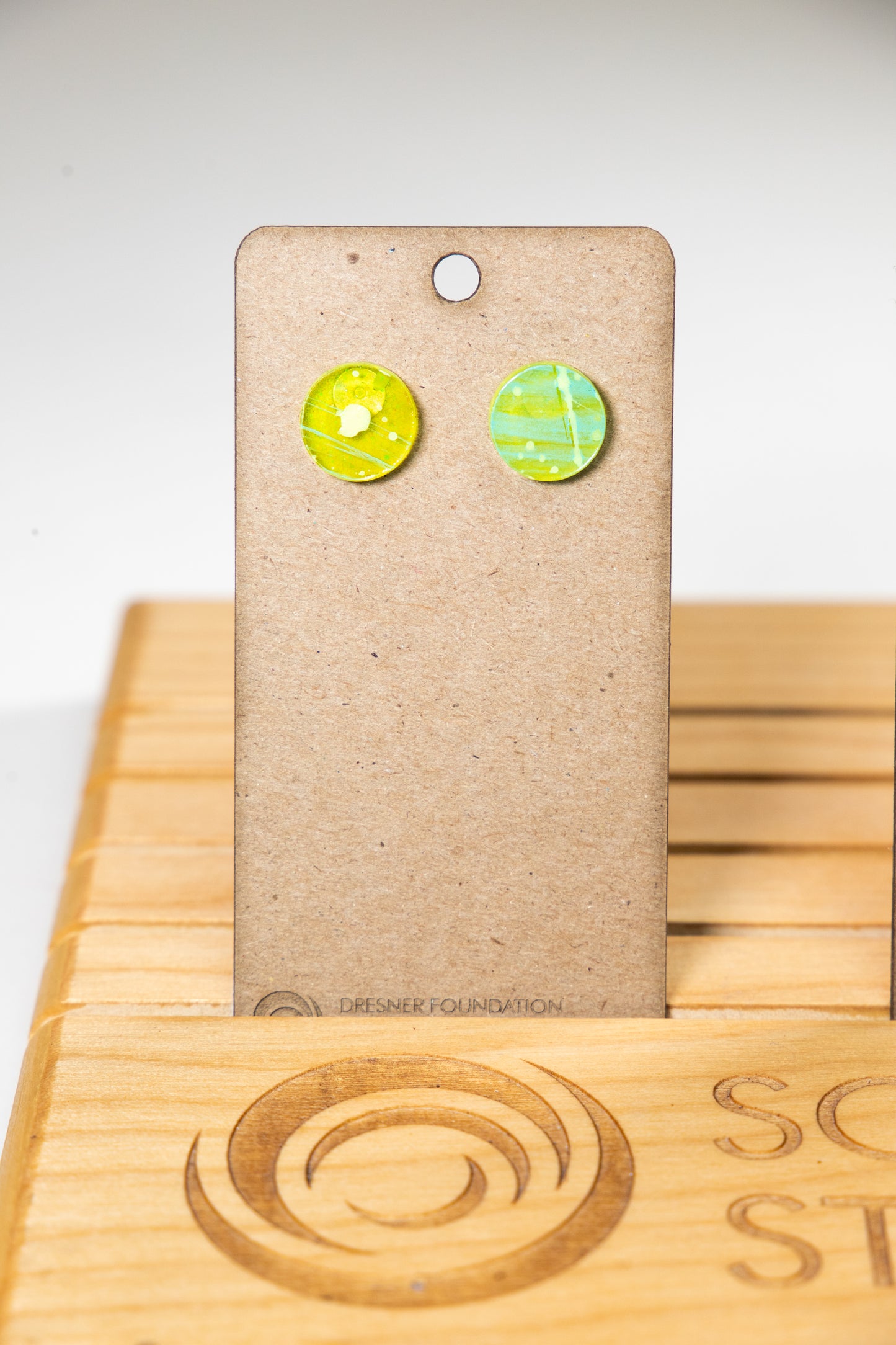 Abstract Geometric Stud Earrings