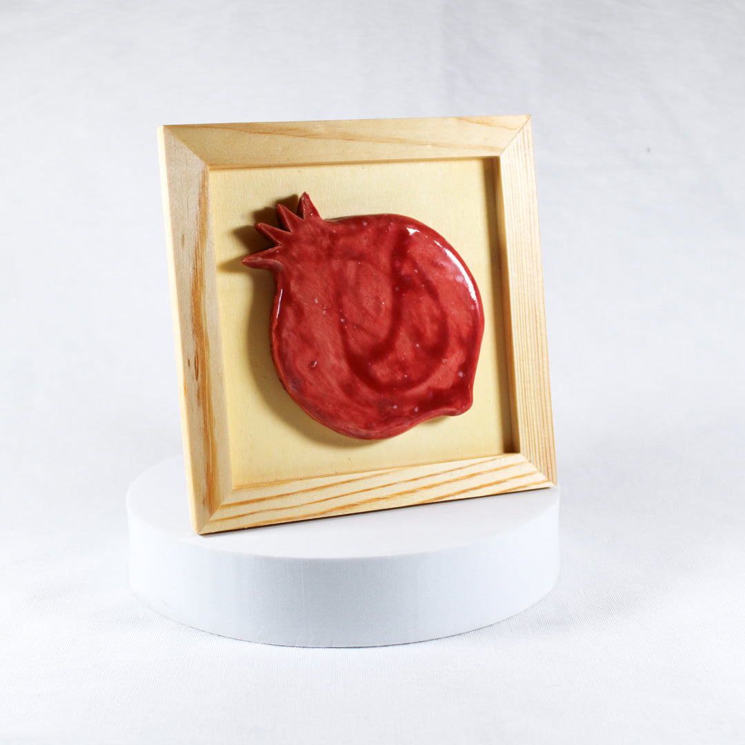 Ceramic Pomegranate Wall Art