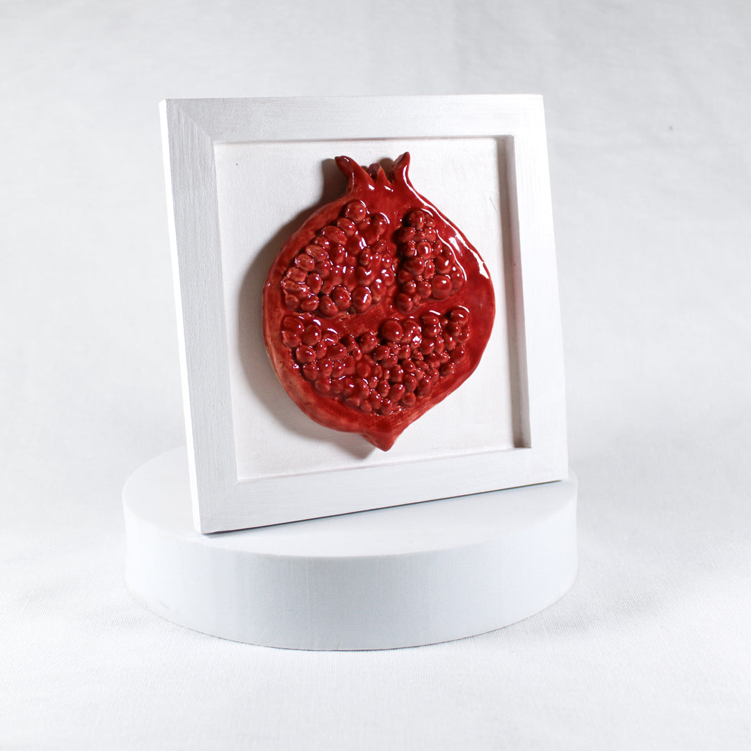 Ceramic Pomegranate Wall Art