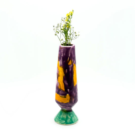 Ceramic Lava Lamp Bud Vase