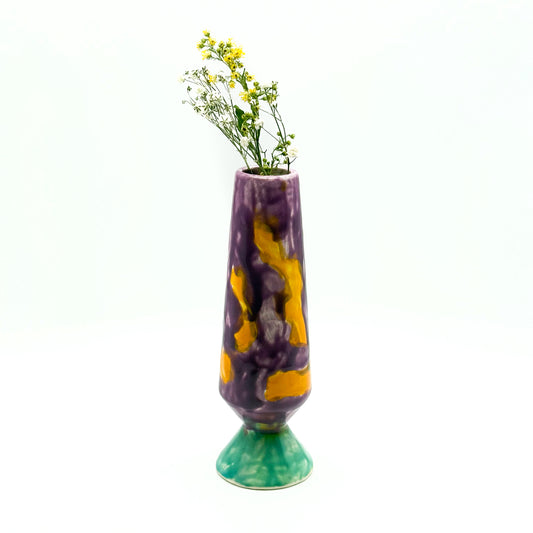 Ceramic Lava Lamp Bud Vase