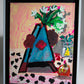 3D Triangle and Apple (Framed)