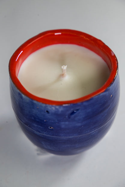 Hand Poured Ceramic Candle