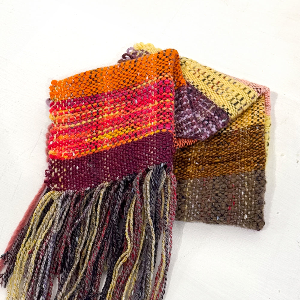 Orange, Pink, Yellow Weaving