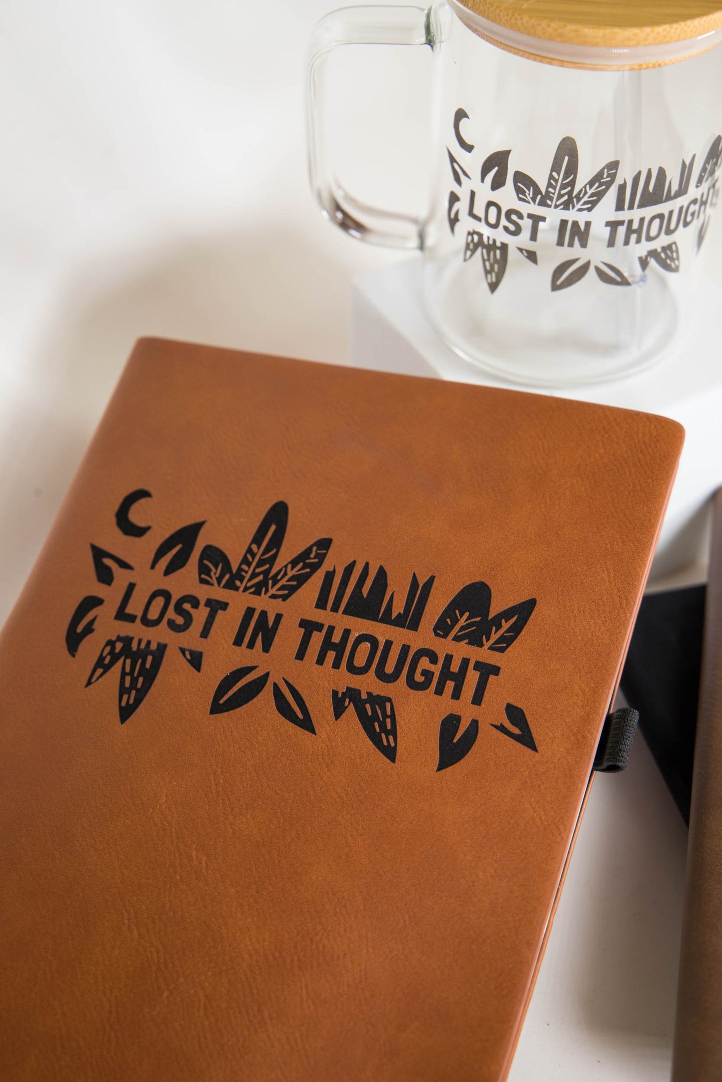 Lost In Thought Leather Notebook