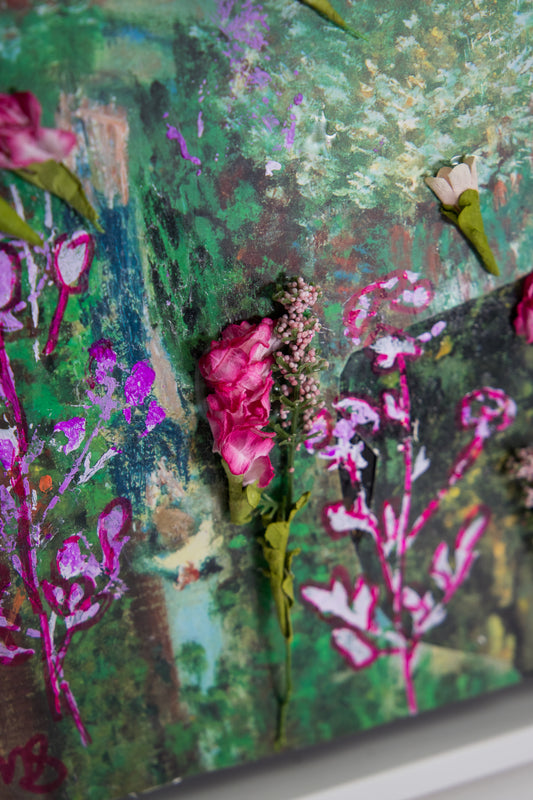 Debby's Flowers (Monet's Flowers) (Framed)