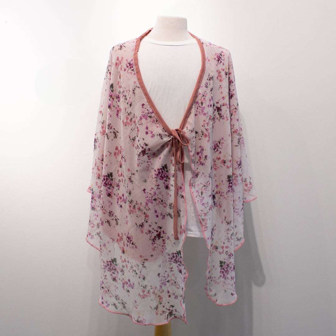 Floral Over-the-Shoulder Wrap