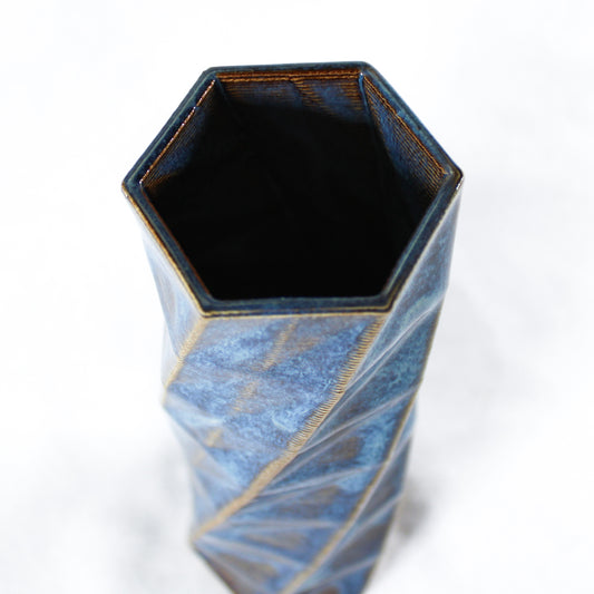 Blue Jean II Ceramic Vase