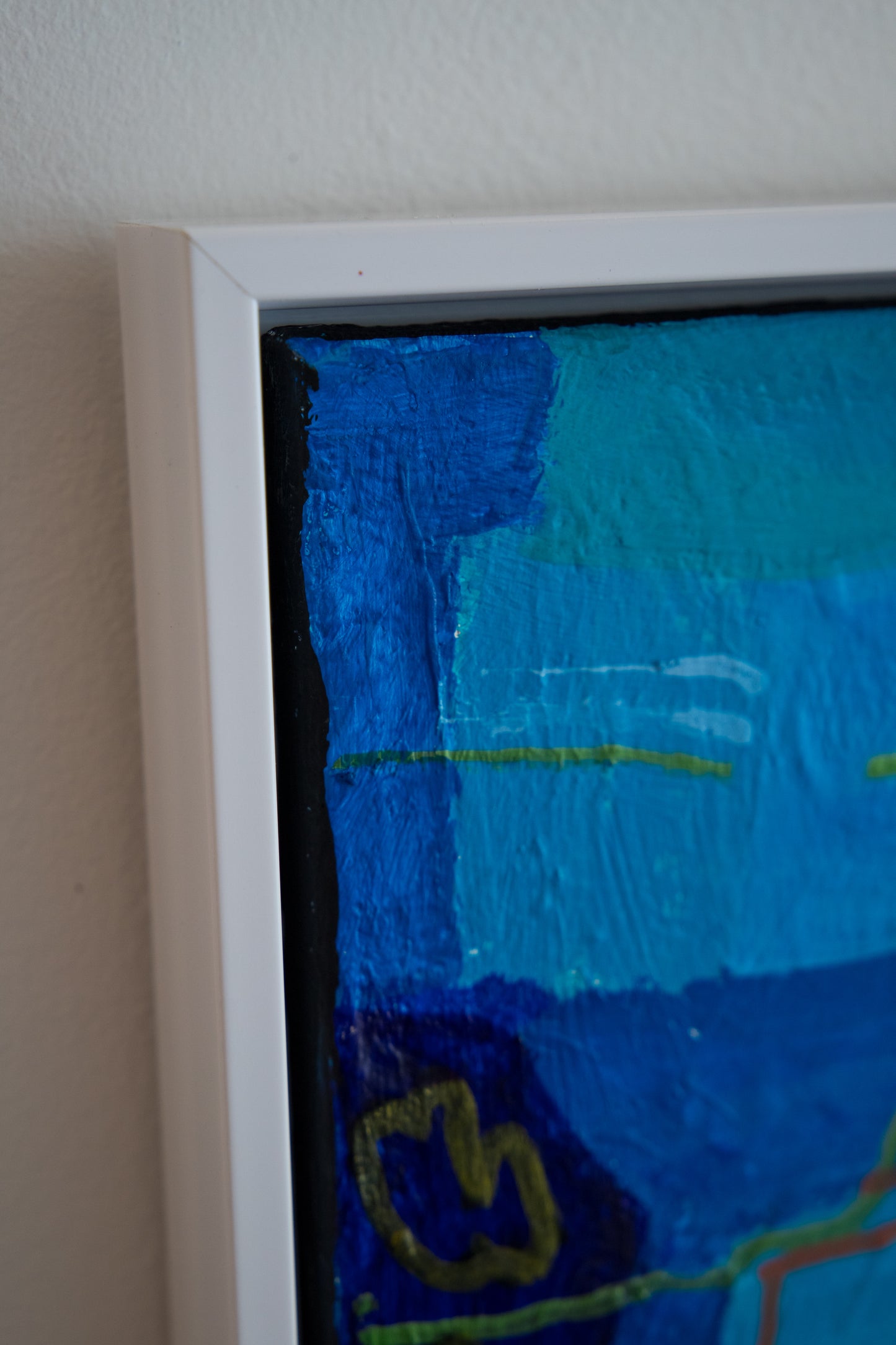 Hang Ten (Abstract Wave) (Framed)