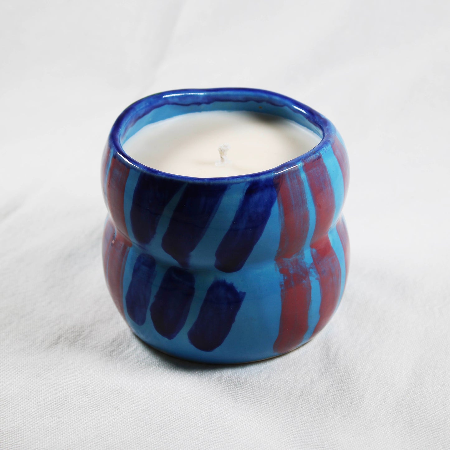 Hand Poured Our World Ceramic Candle