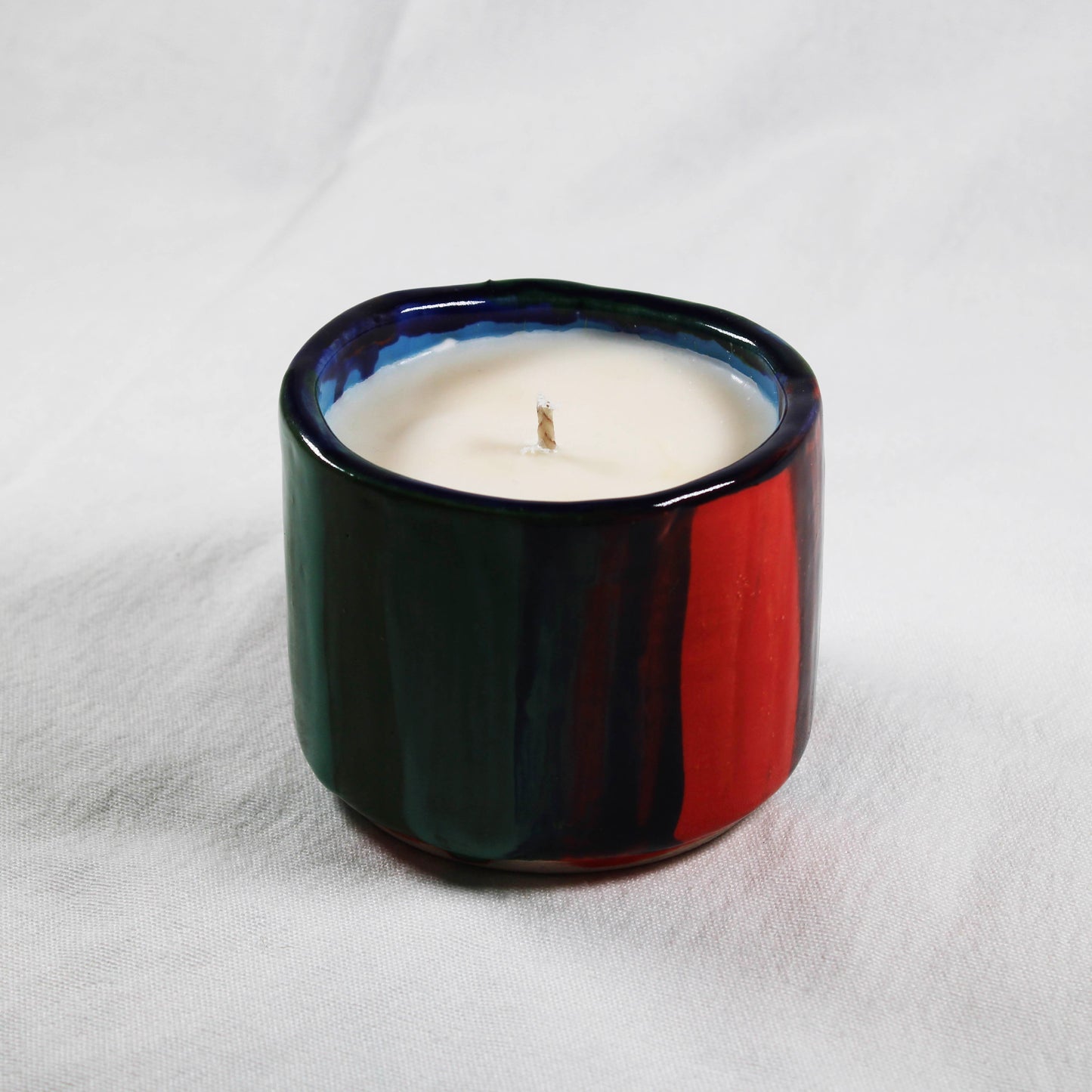 Hand Poured Our World Ceramic Candle