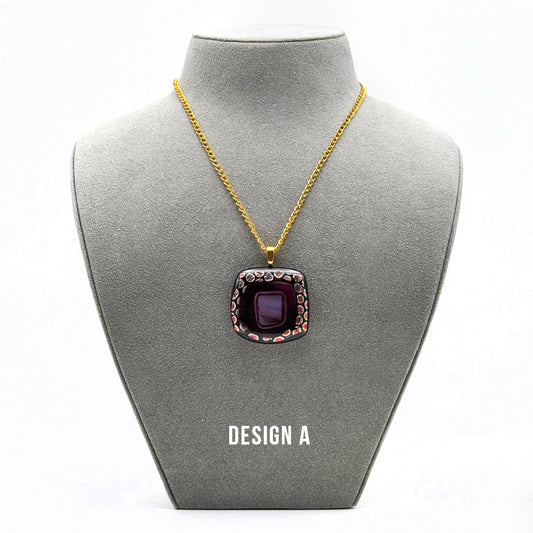 Glass Fused Necklace