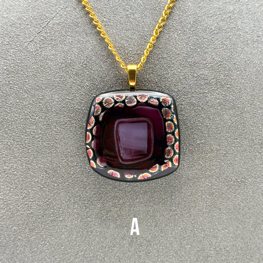 Glass Fused Necklace