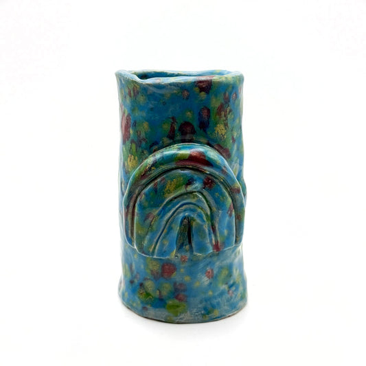 Ceramic Rainbow Vase
