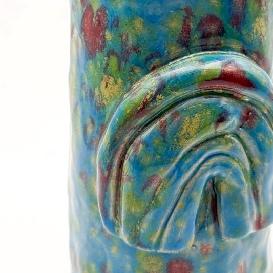 Ceramic Rainbow Vase