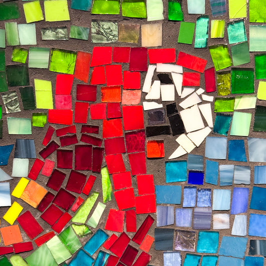Rainbow Macaw Mosaic