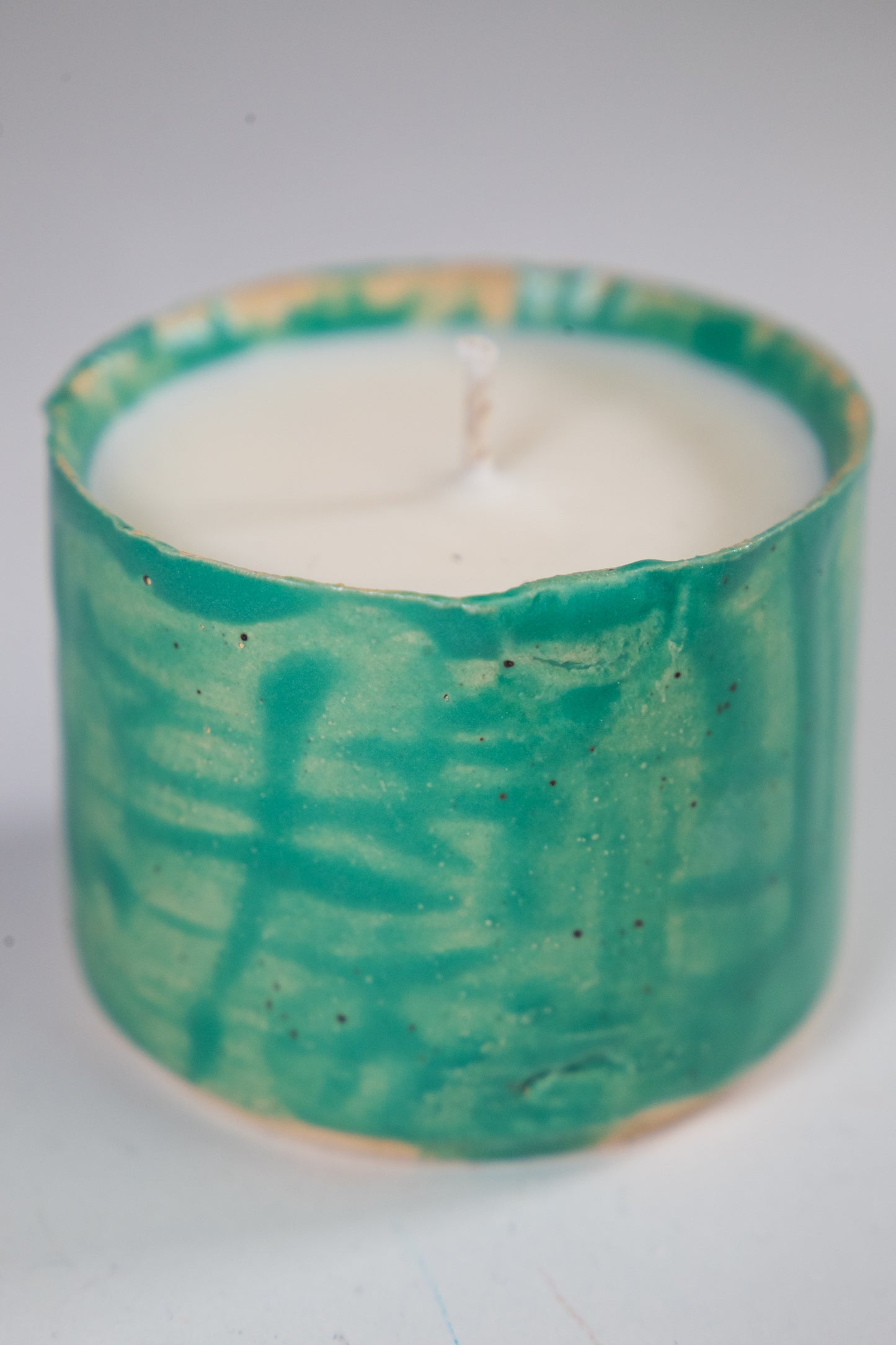 Hand Poured Ceramic Candle