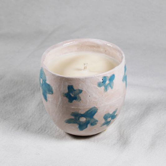 Hand Poured Our World Ceramic Candle