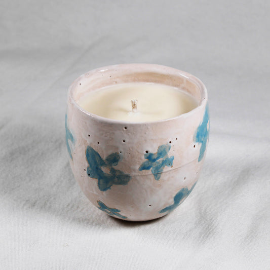 Hand Poured Our World Ceramic Candle