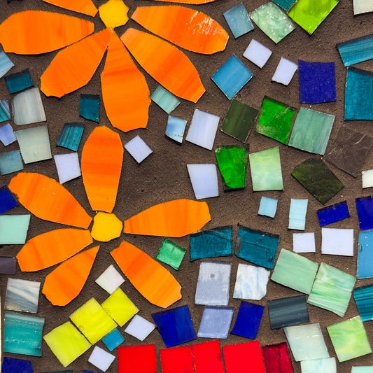 Vase of Flowers Mosaic